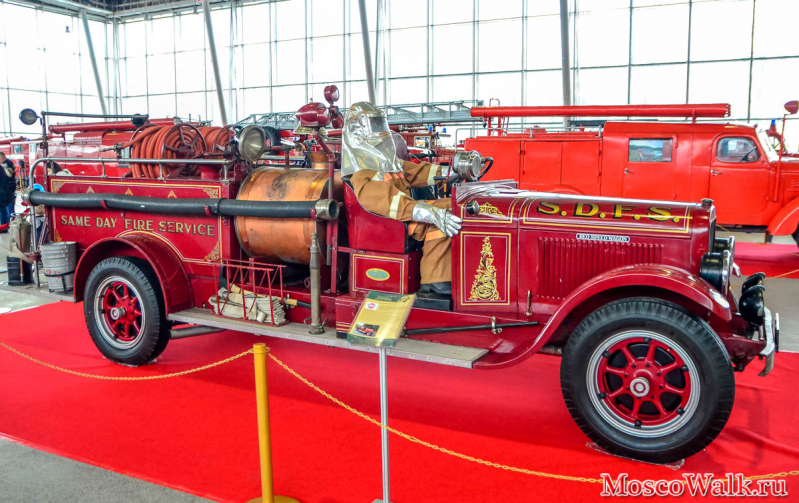 выставка пожарных машин в Сокольниках