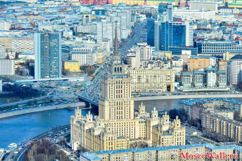 Вид на Москву с высоты