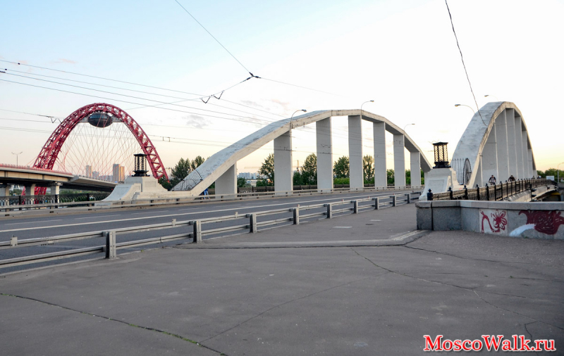 проход по Хорошёвскому мосту