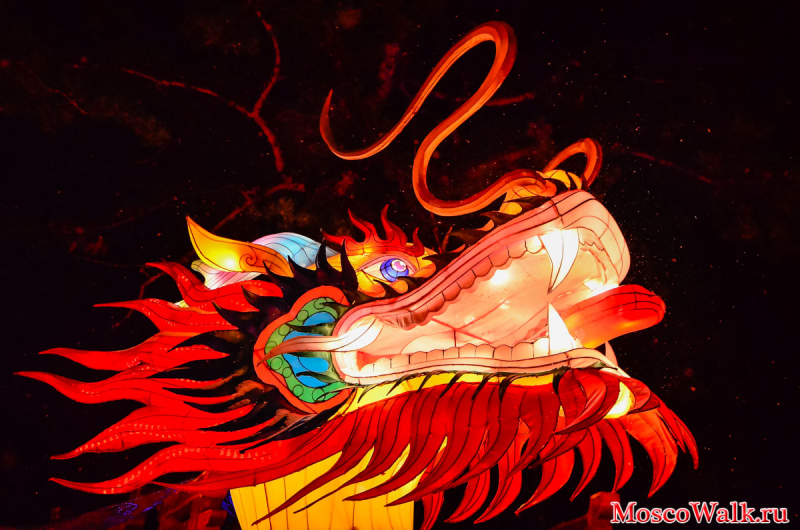 Фестиваль «Волшебных китайских фонарей» в Сокольниках