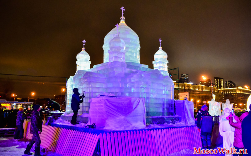 Ледяной Храм Христа спасителя 
