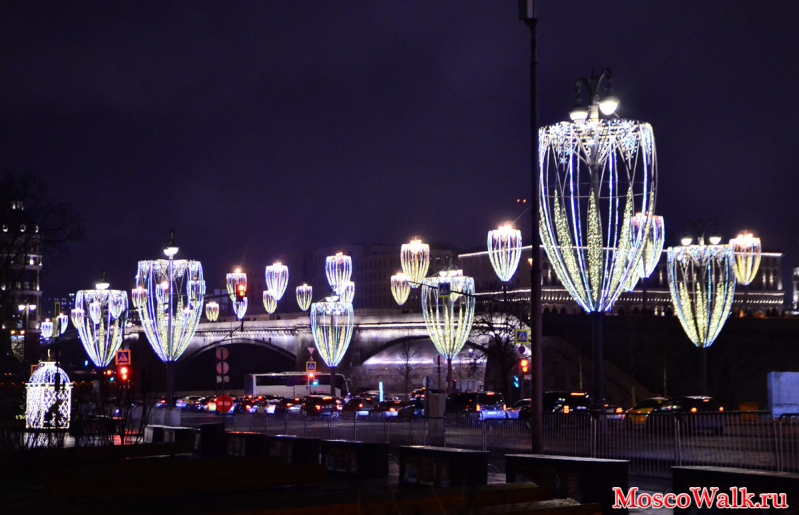 центр Москвы украшен к новому году