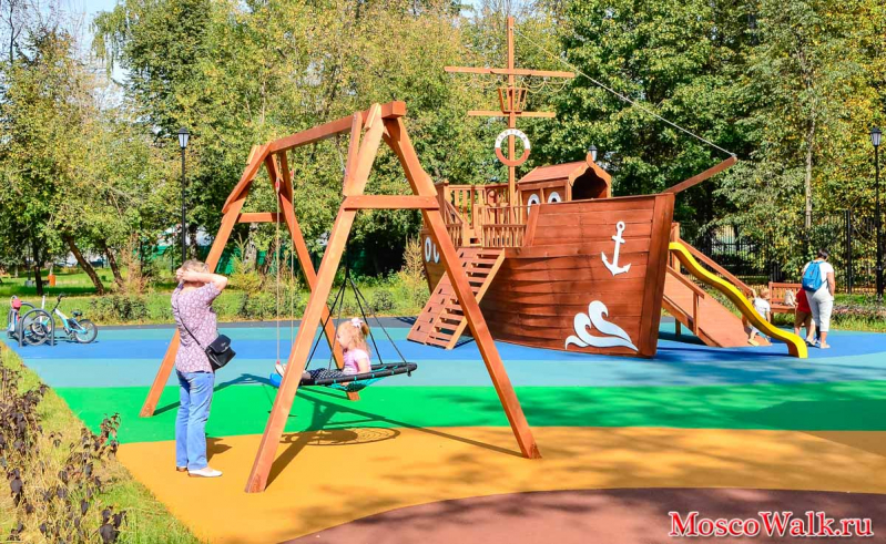 Игровая площадка в Детском черкизовском парке