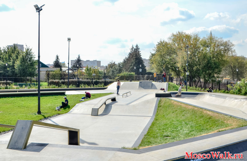 Скейт-парк в детском Черкизовском парке