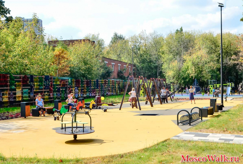детские площадки в Черкизовском парке