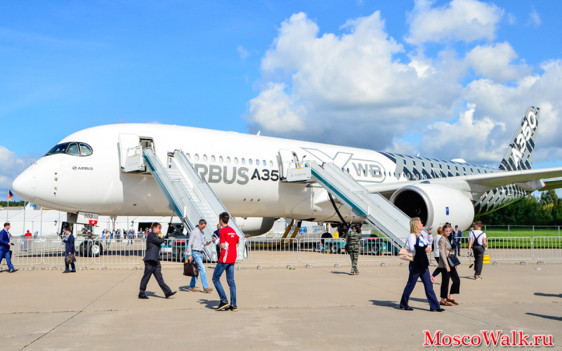 MAKS 2019 Airbus A350