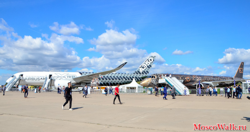 Embraer E195-E2 на МАКС 2019