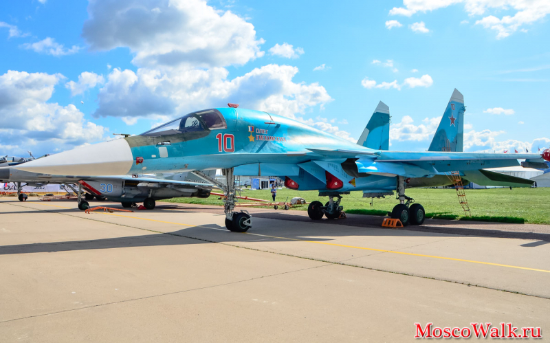 МАКС 2019 Су-34