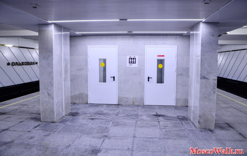 лифт на станции Ольховая