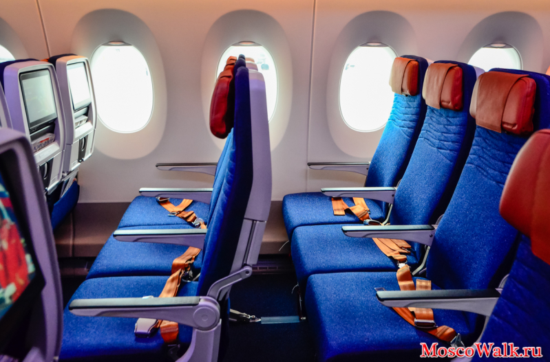 кресла салона Airbus A350