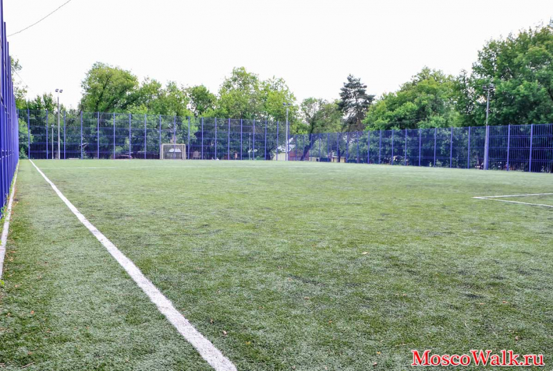 футбольное поле в Курьяновском парке