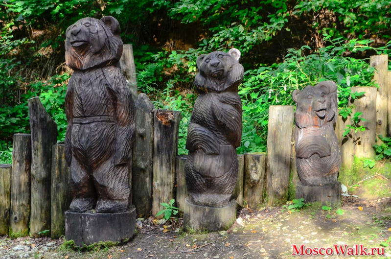скульптура три медведя