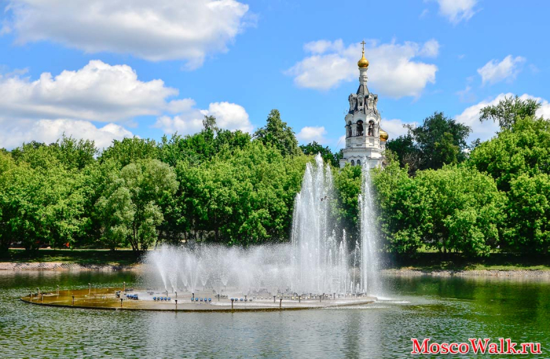 Черкизовский пруд фонтан