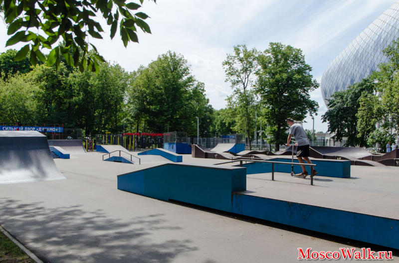 Скейт-парк у стадиона Динамо