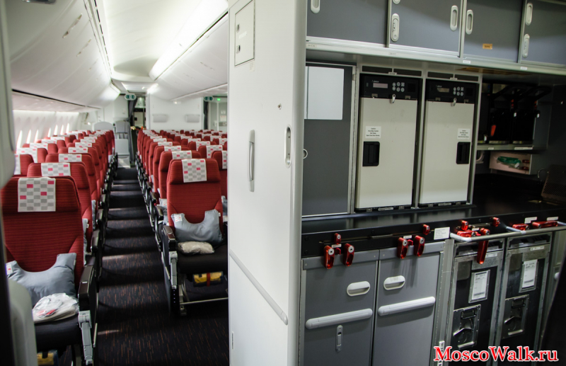 кухня на борту Dreamliner Japan Airlines 