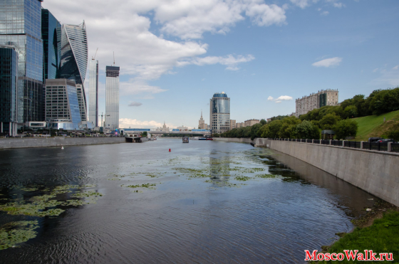Москва река набережная Тараса Шевченко