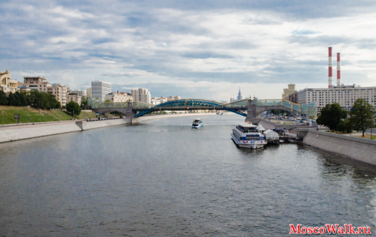 Вид на Москва реку с Бородинского моста