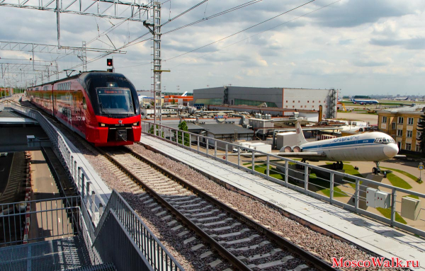 в Международном аэропорту Шереметьево состоялось открытие железнодорожной станции для поездов «Аэроэкспресс» (Терминалы В и С)