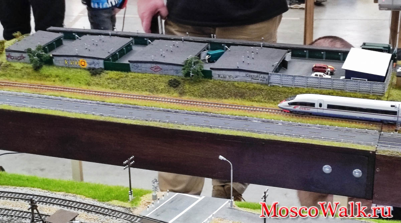 в Музее Гаража особого назначения выставка «Железнодорожная модель»