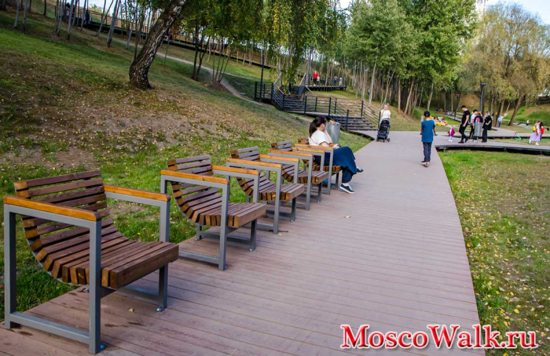 отдых в парке реки Шмелёвка