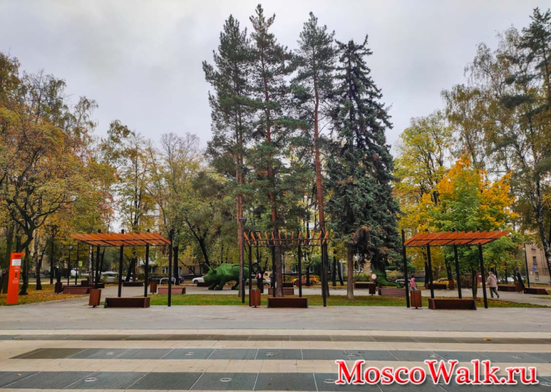 сквер за домом культуры Москворечье