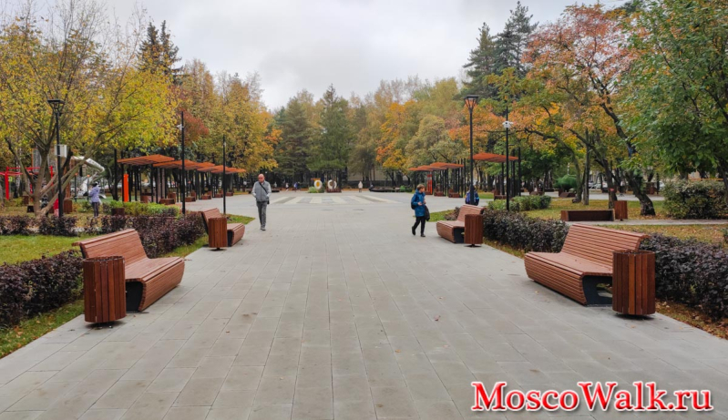 благоустройство сквера В Москворечье-Сабурове