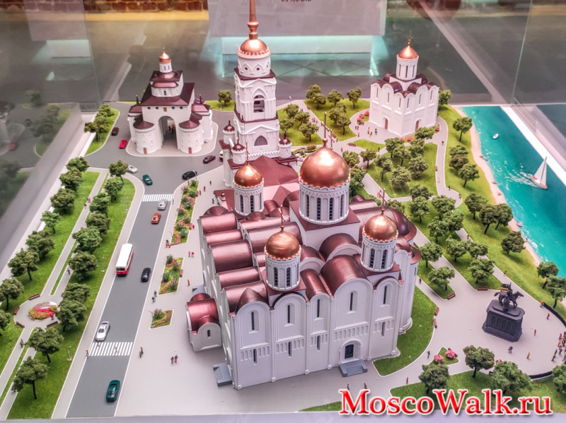 макет города Владимир