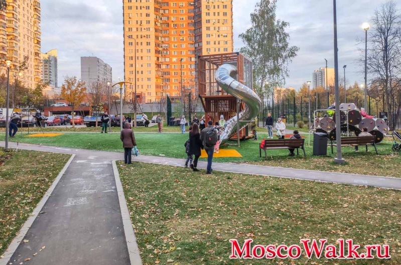 Чертановский пруд игровая площадка