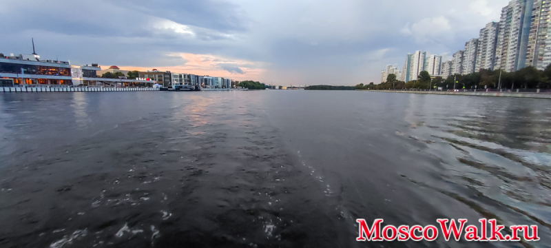электротрамвай прогулка по Москва-реке