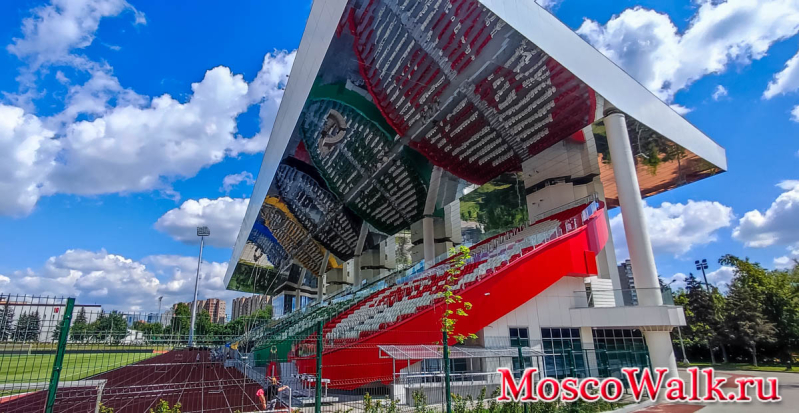 Трибуны стадиона Москвич