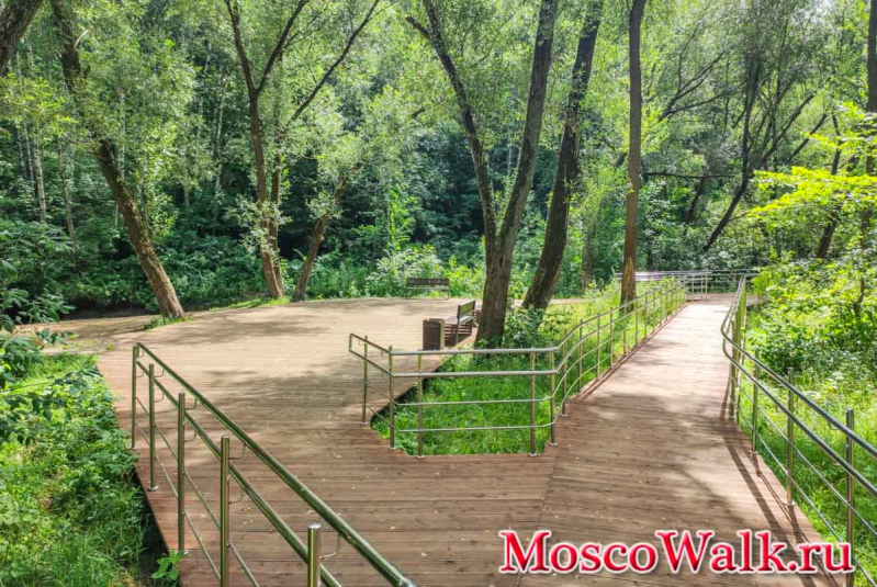 мостики в парке Сосенки