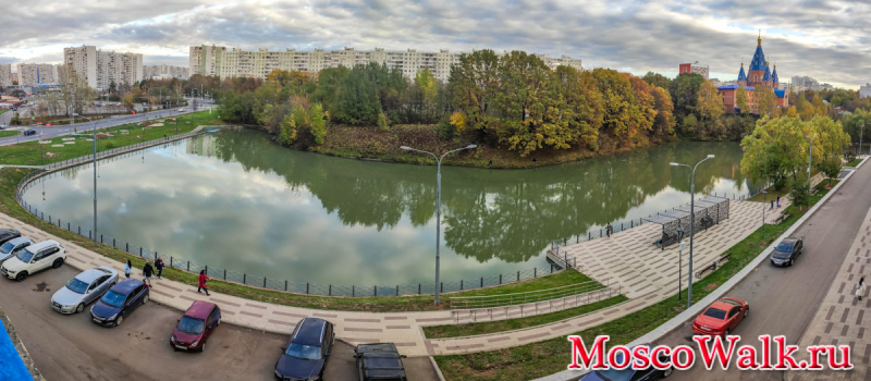Панорама Верхнего Чертановского пруда