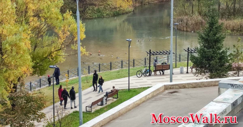 благоустройство Верхнего Чертановского пруда