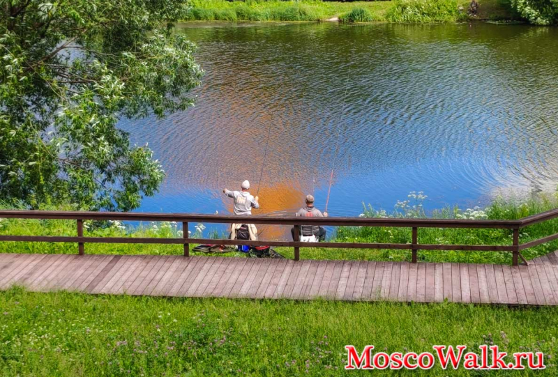 Рыбалка на Заводском пруду в Солнцево