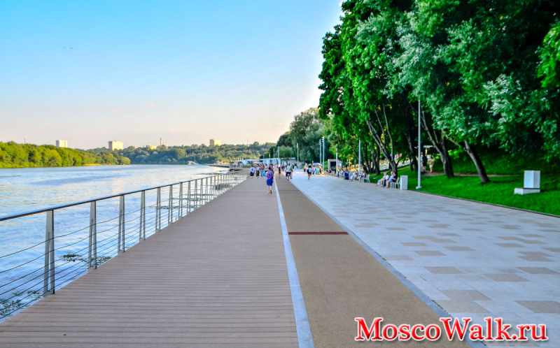 парк Коломенское набережная