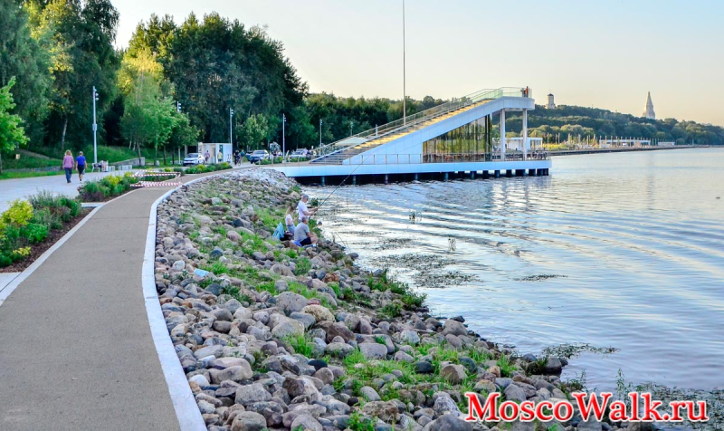 рыбалка в парке Коломенское