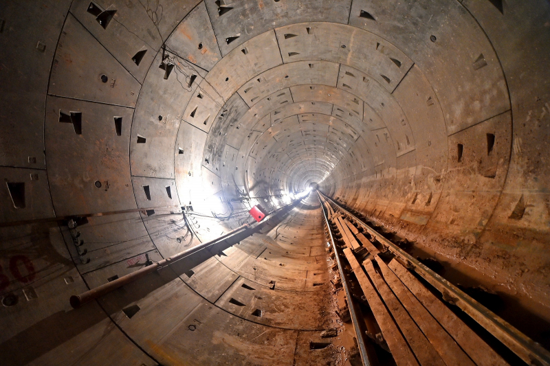 тоннель от станции метро «Лефортово» до станции «Рижская»