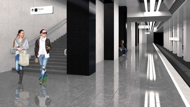 Дизайн-проект станции «Печатники» БКЛ метро